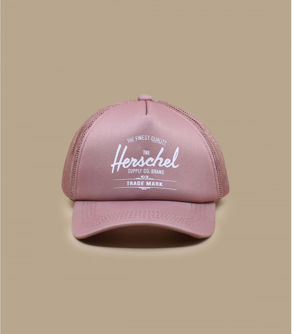 casquette bébé Herschel rose Baby Whaler Mesh ash rose